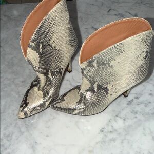 Paris texas Snakeskin Pattern Women's Ankle Boots